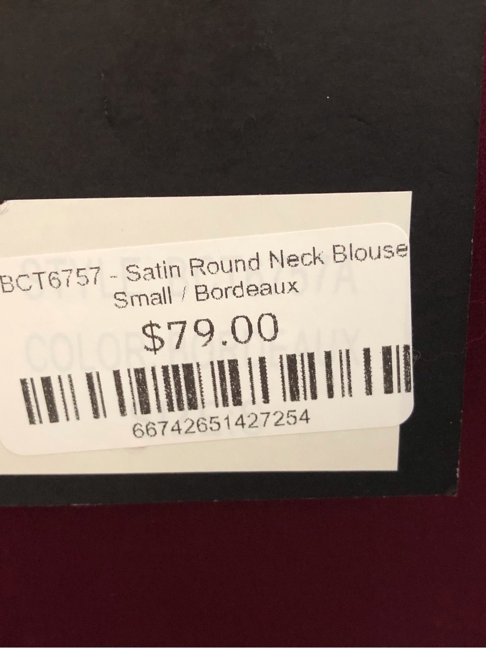 Insight NWT Satin Feel Round Neck Top Basic Minimalist Evening Wear Versatile - Picture 4 of 8